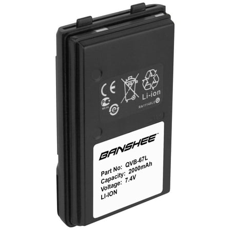 Yaesu-Vertex FNB-V57, FNB-64, FNB-83, FNB-V67LI Radio Batteries by Banshee