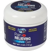 Blue Goo Pain Relief Gel 4 oz, Fast-Acting, Cooling and Soothing Relief with Menthol, 100% Pure Emu Oil