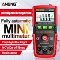 thumbnail image 3 of ANENG M107 Multímetro digital inteligente 4000 cuentas NCV DC AC Tester color rojo, 3 of 9