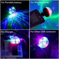 thumbnail image 4 of 4pcs USB Car Atmosphere Light LED RGB Music Sound Control DJ Disco Ball Lamp Home Party USB Disco Light, 4 of 5