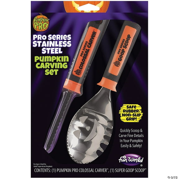 Fun World Pro Pumpkin Carving Tool Set - 10 in
