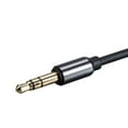 thumbnail image 4 of Monoprice Audio Cable - 6 Feet - Black | Auxiliary 3.5mm TRS Audio Cable - Slim, Durable, Gold plated for smartphone, mp3 player, laptop - Onyx Series, 4 of 5