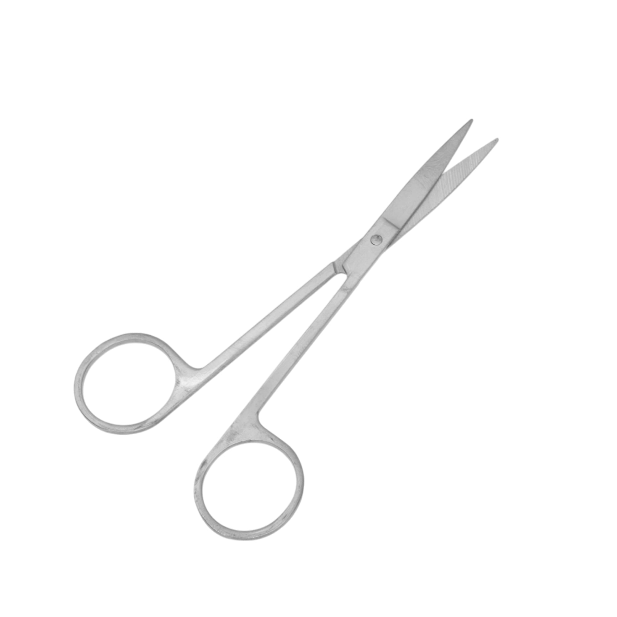 Unique Bargains Portable Durable Eyebrow Scissor Silver Tone for Precision Grooming