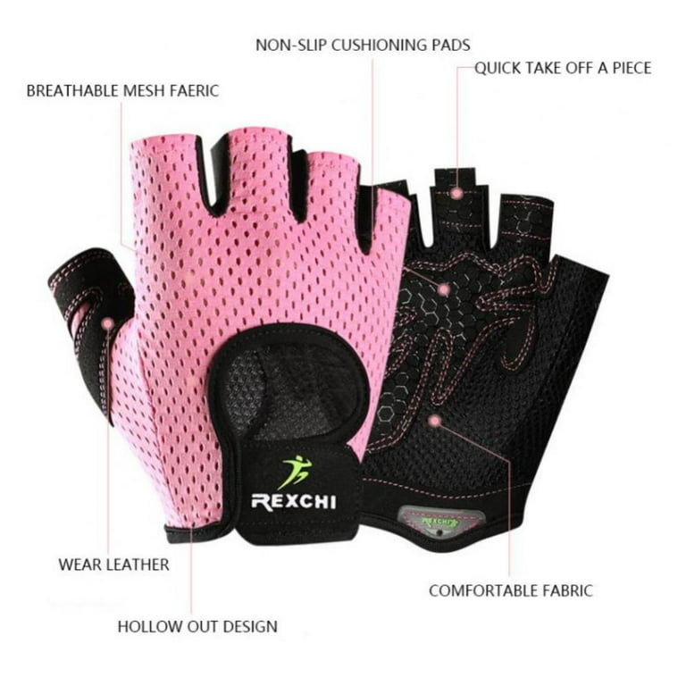 Workout Gloves, Best Exercise Gloves for Weight Lifting, Cycling, Gym,  Training, Breathable & Snug fit, for Men & Women 