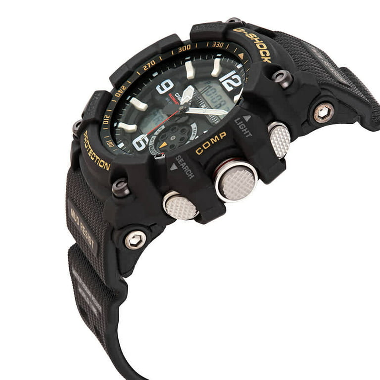 Resten Lim nyse Casio G-Shock Master of G Mudmaster Perpetual Alarm World Time Chronograph  Quartz Analog-Digital Black Dial Men's Watch - Walmart.com