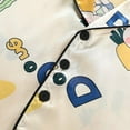 thumbnail image 5 of Autumn Toddler Satin Sleepwear Long-sleeved Pijama Trousers Children Pajamas Suit Cartoon Long Nightwear Kids Home Service, 5 of 9