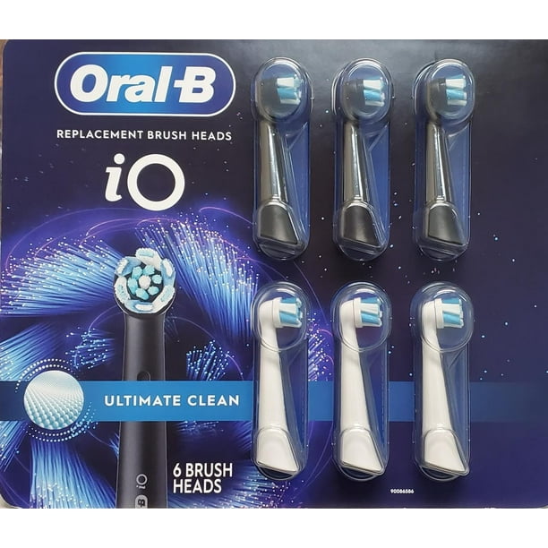 OralB iO Series Ultimate Clean Replacement Toothbrush Heads, 6count