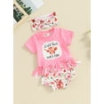 thumbnail image 3 of Suealasg Western Baby Girl Outfits Clothes Short Sleeve Cow Print Tassel Tops+ Elastic Waist Shorts + Headband Set 3Pcs Infant Toddler Summer Clothing, 3 of 9