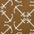 thumbnail image 2 of 18"x18" Simply Daisy Anchors Up Poly Accent Pillow, Brown Qty 1, 2 of 5