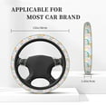 thumbnail image 5 of Naloa Zebra Colourful Elastic Steering Wheel Cover, Auto Steering Wheel Cover – 15 Inch , Comfortable Grip, Fit Suvs,Vans Cars,Trucks, 5 of 8