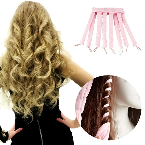 TUWAFE 1Pack Heatless Curling Rod Headband, New Upgraded Eight Claw Design Heatless Curler with Removable, Adjustable Heatless Curls