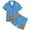 /c74Blue152, variant on Toddler Baby Girls Sleepwear Lapel Cartoon Leopard Prints Comfortable Short Sleeve Tops With Shorts Two Piece Children Bedtime Lovely Home Sleepwear,Grey,6-7 Years