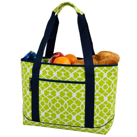 

Picnic at Ascot Trellis Green Large InsulAted Tote