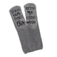 thumbnail image 4 of Calcetines divertidos Zulema Novedad Fuzzy para mujeres gris, 4 of 8