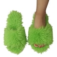 thumbnail image 4 of Wovix Women's Girls Fuzzy Memory Foam Cushionin Slippers Comfy Kids Fluffy Plush Open Toe House Slippers Slip On Furry Home Slides Indoor Outdoor Flip Flop House Shoes, 4 of 4