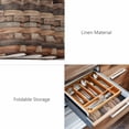 thumbnail image 6 of Placemats Set of 6, Western Barn Door Woven Placemat, Linen Place Mats for Kitchen/Dining Tables, Vintage Farmhouses Wooden Door Brown Washable Table Mats for Party, 6 of 8