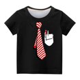 thumbnail image 3 of TAGOLD Toddler Girls Boys Summer Blouses Tops,Shirts For Kids Short Sleeve Graphic T-Shirt Round Neck Crop Top For 3-14 Years Girls And Boy T-Shirt Tee, 3 of 3