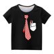 thumbnail image 2 of Niño Pequeño Camisa de Pascua Chico Manga Corta Camiseta Gráfica Cuello Redondo Crop Top para 3-14 Años Niñas Y Chico, 2 of 3
