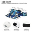 thumbnail image 4 of Bingfone Adjustable Empty Top Sun Visor For Women And Men-Blue And White Butterflies, 4 of 8