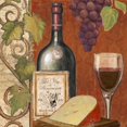 thumbnail image 3 of Wine and Cheese Tasting 4 12x12 Black Modern Framed Museum Art Print Titled - Art Licensing Studio, 3 of 5