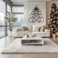 thumbnail image 3 of LaModaHome Geometric Christmas Tree Metal Wall Art for Living Rooms, Entryways, Festive Decor, Minimalist Large Wall Sculpture, Seasonal EleganceHome Decoration Gift -11.8"x14.2"/30x36cm, 3 of 5