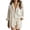 #0083-Beige, variant on Favoffer Women Casual Two Piece Sets V Neck Long Sleeve Solid Color Tops Relaxed Fit Side Pocket Shorts Basic Outfits for Daily Casual