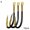 6#, variant on 50 Pcs Premium Iron Barbed Outdoor Fishing Hooks Bait Holder Fish Tackle Accessories - Fish Hooks for Freshwater Saltwater - 15 Sizes in Available