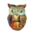 thumbnail image 2 of AMLESO 14cm Resin Colorful Owl Statue Sculpture Shelf Decoration for Cafe Versatile, 2 of 8