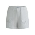 thumbnail image 5 of Time and Tru Women's Utility Short, 4" Inseam, Size Range 0-22, 5 of 5