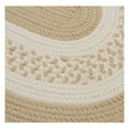 thumbnail image 2 of Colonial Mills 3' x 5' Tortilla Brown and White Reversible Oval Handcrafted Accent Area Rug, 2 of 2