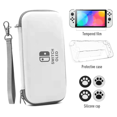 thumbnail image 1 of Pochette de Transport Compatible-Nintendo Switch OLED Étui de Rangement Sac de Rangement pour Switch OLED Ensemble Accessoires Gris, 1 of 6