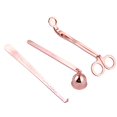 thumbnail image 2 of MUXSAM 3 in 1 Candle Accessories Set, Candle Wick Trimmer, Candle Snuffer, Candle Wick Dipper, Candle Wick Cutter Tools Set for Candles Lovers, Family, Party(Rose Gold), 2 of 4