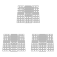 thumbnail image 1 of Soporte Plástico para Ropa Organizador Plegable para Ropa Herramientas Almacenamiento (gris), 1 of 2