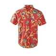 thumbnail image 6 of Beautiful Giant Tropical Print Quick Dry Short Sleeve Hawaiian Shirts for Men Casual Button Down Shirt, 6 of 7