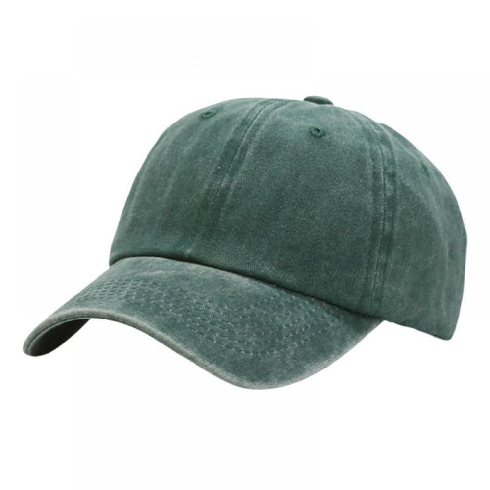 Men Women Washed Distressed Twill Cotton Baseball Cap Vintage Adjustable  Dad Hat 