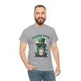 thumbnail image 5 of Feeling Lucky Frog Patrick Shirt, Shamrock Shirt, Retro Lucky ID-0216-S1NF, 5 of 10