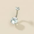 thumbnail image 2 of POINTERTECK 14G Belly Button Ring Surgical Steel Belly Rings Piercing Jewelry Belly Button Piercing, 2 of 7