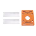 thumbnail image 1 of Wood Trimmer Router Base Plate, Aluminum Alloy Wear Resist Multifunctional Easy To Use Trimmer Slotting Bracket  for Woodworking Projects, 1 of 7