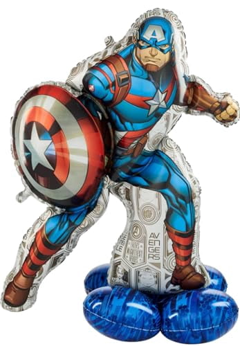 Avengers Powers Unite Birthday Party Supplies Airloonz and Foil Balloon Bouquet Decorations