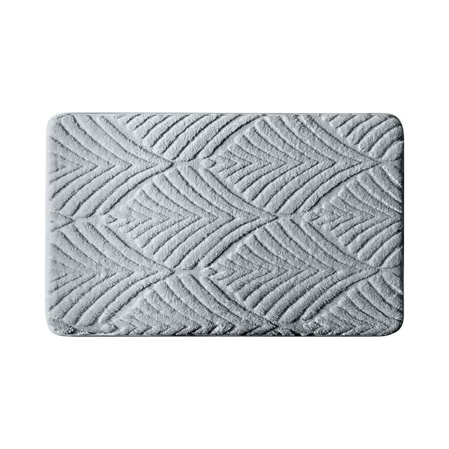 Shu Tapis de Porte d'Entrée en Velours Tapis de Bain Absorbant pour les Pieds