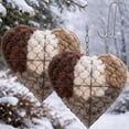 thumbnail image 1 of 2026 New Handmade Alpaca Fiber Bird Nesting Heart, Bird Nesting Material Holder, Refillable Birds Heart Shape Hummingbird Nesting, Winter Fowl Gifts Animal Hummingbirds Lovers Home Garden Yard (2), 1 of 12
