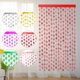 thumbnail image 4 of Nvzi Paquete de 3 serpentinas de copos de nieve de 3,28 x 6,56 pies para decoración de fondo, cortinas de lluvia de un solo color mate para puerta para Navidad,color rojo, 4 of 4