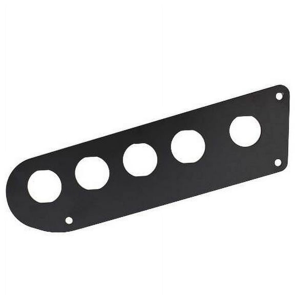 Ranger Boat Blank Ignition Panel 7202897C | Z185 Black Aluminum