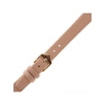 thumbnail image 2 of Gilden Ladies 10-14mm Flat Lizard-Grain Calfskin Watch Strap F40 (12mm End Width, Regular Length, Peach, Gold-Tone Buckle), 2 of 3