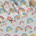 thumbnail image 2 of Yumcute Sheet Set for Girls Teen Kids Rainbow Sheets Full  Size Cartoon 1 Fitted Sheet + 1 Flat Sheet + 2 Pillow Case, 2 of 5