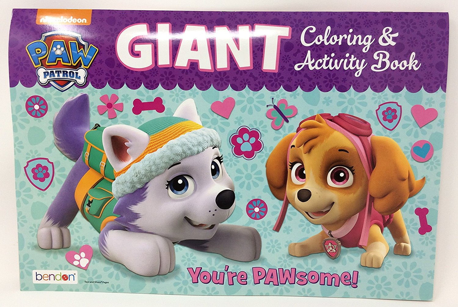 Paw Patrol Giant Coloring & Activity Book Your PAWsome, Nick jr paw