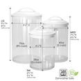 thumbnail image 2 of Reston Lloyd 6pc Acrylic Canister Set  Charcoal, 2 of 3