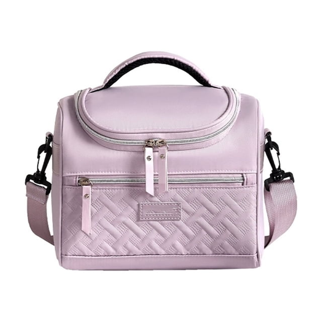 Bolsa térmica para el almuerzo en el trabajo Bolsa térmica de gran capacidad para comida Contenedor reutilizable para alimentos Bolsa de almuerzo de poliéster duradera para la cocina de la escuela