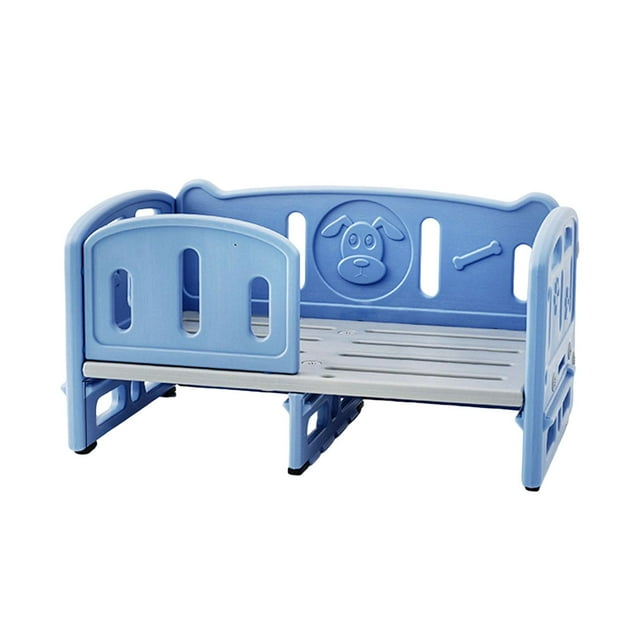 GROWTH TANK PP Dog Bed Cat Sofa 31x19x15.7 Inch Sturdy And Stable for Small Dogs Cats Sturdy Basic Blue