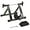 Black, variant on Soozier 5 Level Resistance Indoor Magnetic Bike Bicycle Trainer Stand Red